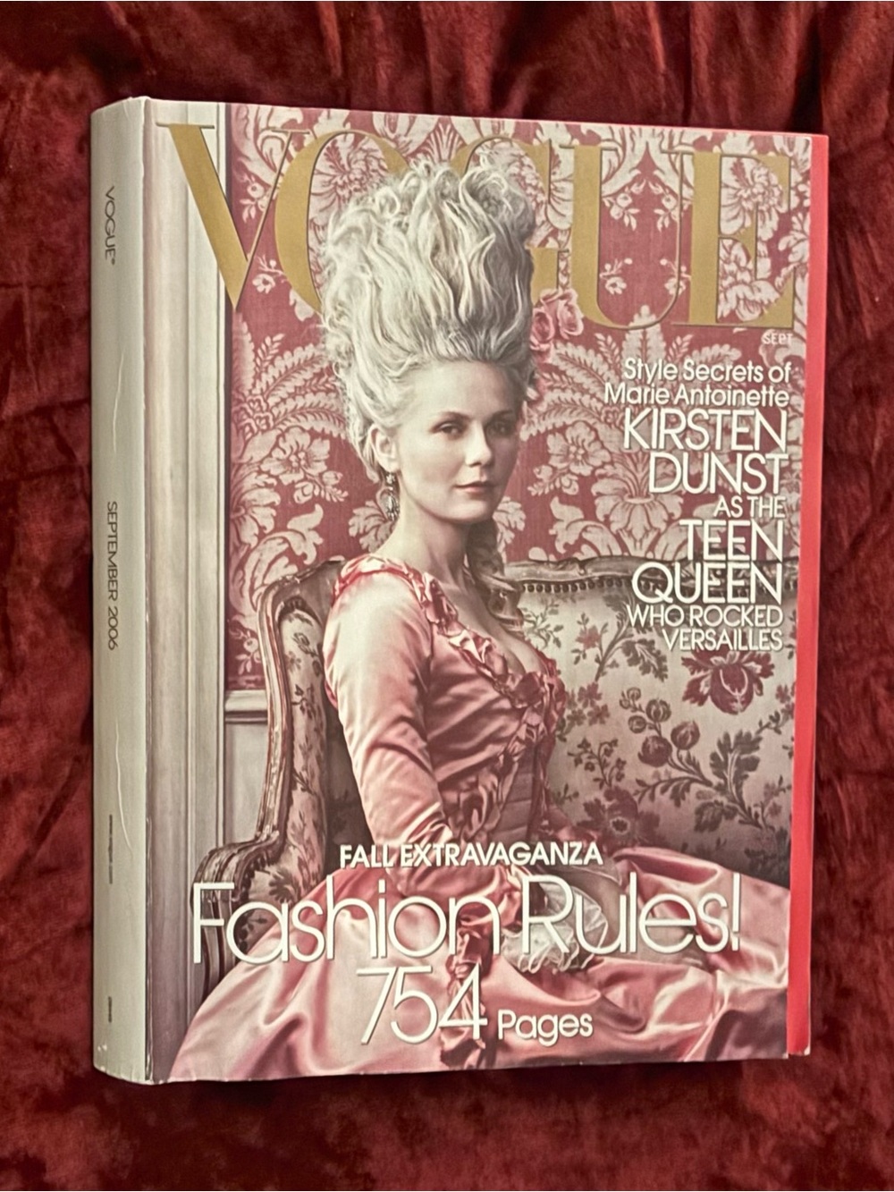 EXTREMELY RARE Vogue September 2006 Marie Antoinette